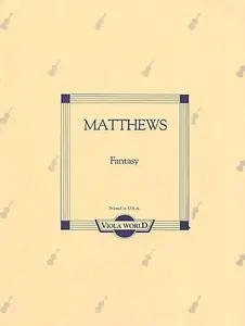 Matthews, Holon: Fantasy for Viola & Piano Shop Now