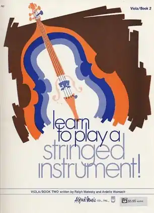 Clearance Matesky, R. & Womack, A.: Learn to Play a Stringed Instrument!, Bk.2 (viola)