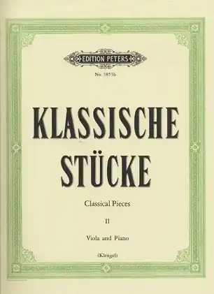 Klengel (arr): Classical Pieces for Viola & Piano V.2 Price Drop