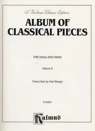 Klengel: Classical Pieces Vol. 2 (viola & piano) Express Delivery