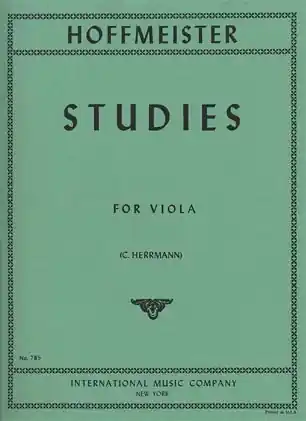 Hoffmeister (Herrmann): Studies (viola) International High Quality