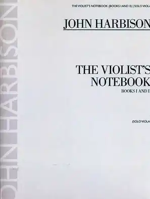 Harbison, John: The Violist's Notebook Books 1 and 2 (solo viola) Secure Checkout