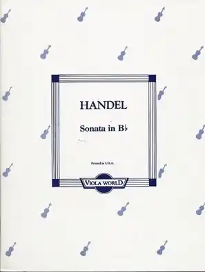 Top Pick Handel, G.F. (Arnold)Sonata in Bb for Viola & Piano
