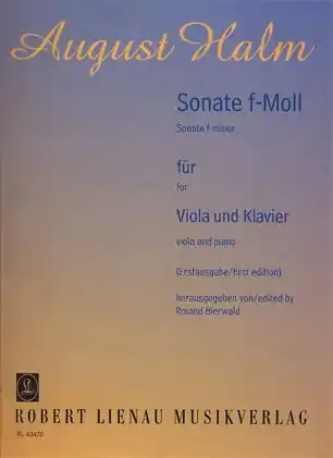 Big Sale Halm, August: Sonata in f minor (viola & piano)