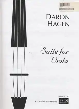 Hagen, Daron: Suite for Viola Special Discount