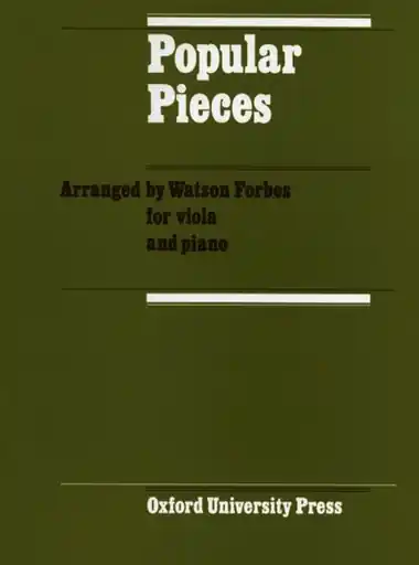 Forbes, W. (arr.): Popular Pieces for Viola (viola and piano) Hassle-Free Returns