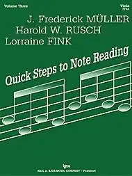 Final Sale Fink, L., Rusch, H.W., & Spinosa, F.: Quick Steps to Note Reading, Vol.3 (viola)
