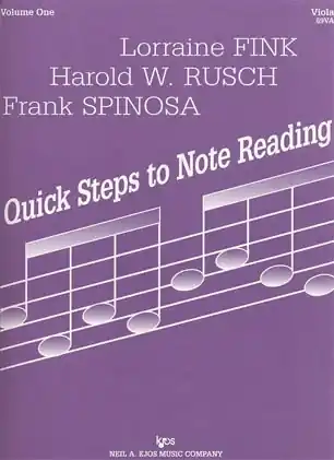 Muller, J.F., Rusch, H.W. & Fink, L.: Quick Steps to Note Reading, Vol.1 (viola) Kjos Special Offer