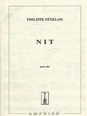 Shop Now Fenelon, Philippe: Nit (viola solo)