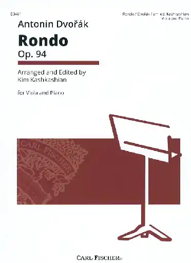 Dvorak, Antonin (Kashkashian): Rondo Op. 94 (viola & piano) Secure Checkout