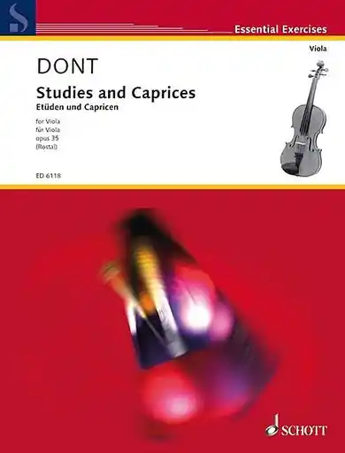 Dont, j (Rostal): Etudes Op.35 (viola) New Release