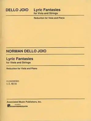 Dello Joio, Norman: Lyric Fantasies (Viola & Piano) Factory Price