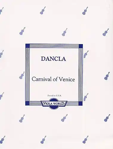 Bulk Order Dancla (Arnold) Carnival of Venice (viola & piano)
