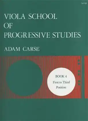 Exclusive Carse: Viola School of Progressive Studies Bk.4 (viola)