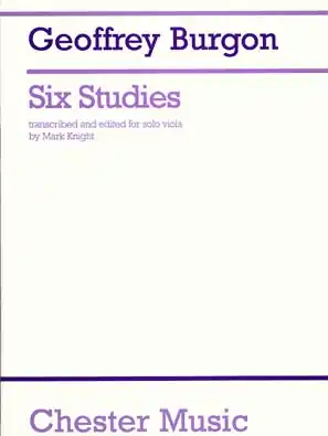 Same Day Shipping Burgon, Geoffrey (Knight): Six Studies for Solo Viola