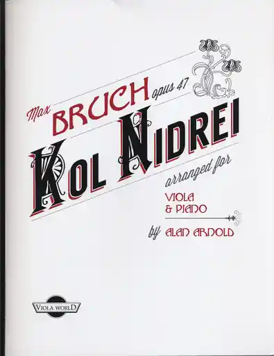 Bruch, Max (Arnold): Kol Nidrei (viola & piano) Premium