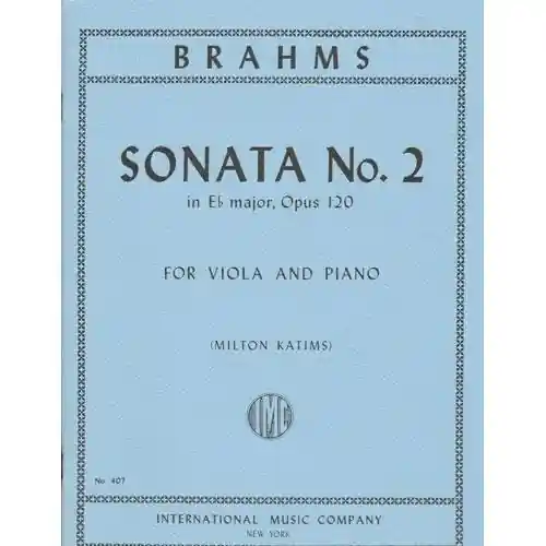 Next Day Delivery Brahms, J.: Sonata Op.120, No.2 (viola, and piano)