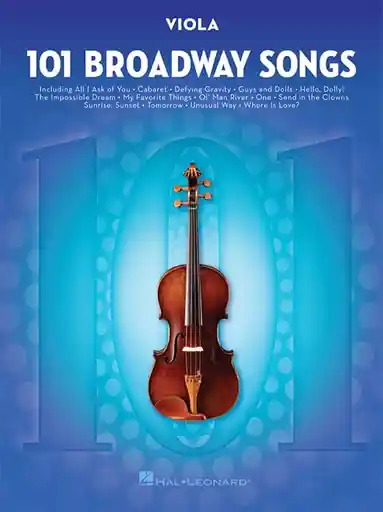 Warranty Included 101 Broadway Songs (viola)