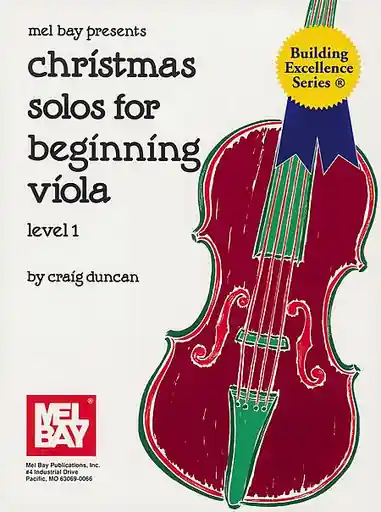 Duncan: Christmas Solos for Beginning Viola (viola/piano or 2 violas/piano) Money Back Guarantee
