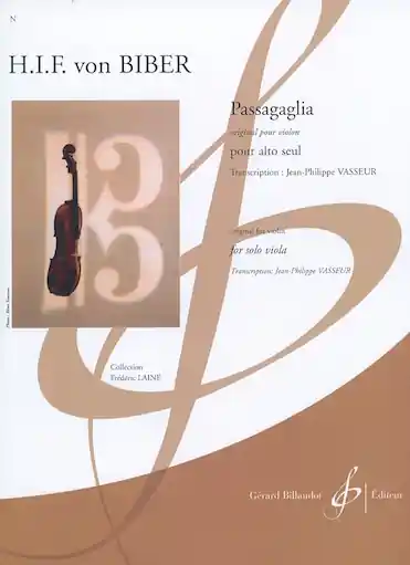 Biber (Vasseur): Passagaglia (viola) Wholesale
