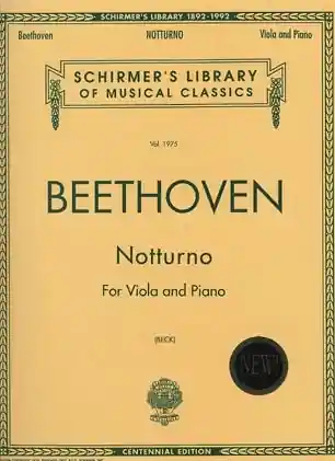 Beethoven, Ludwig: Notturno Op.42 (viola & piano) Direct From Factory