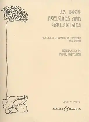 Limited Edition Bach, J.S. (Ramsier): Preludes & Gallantries (viola & piano)