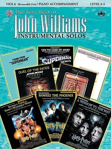 Williams, John: The Very Best Instrumental Solos (viola, CD, Piano) Buy Today