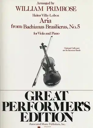 Trusted Brand Villa-Lobos: Cantilena from Bachianas Brasilieras #5 (viola & piano)