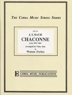 Seasonal Sale Bach, J.S. (Forbes): Chaconne (Viola)