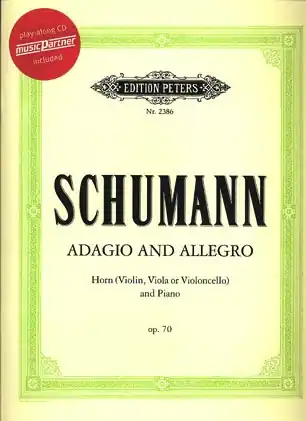 Wholesale Schumann, Robert: Adagio & Allegro Op.70 (viola OR cello OR violin & piano & CD)