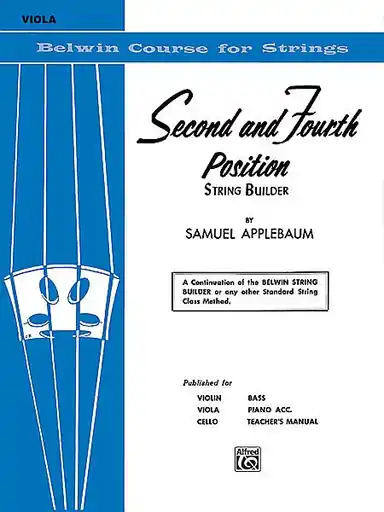 Applebaum, S.: Second and Fourth Position String Builder (viola) Super Sale
