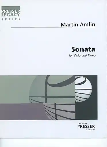 Amlin, Martin: Sonata for Viola & Piano New Arrival