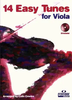 Genuine Cowles: (Collection) 14 Easy Tunes for Viola (viola & piano, CD)