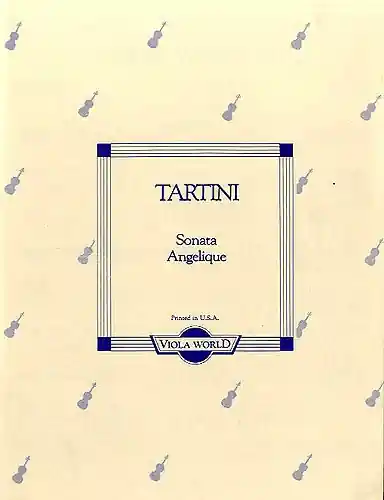 Tartini, Giuseppe (Arnold: Sonata Angelique (viola & piano) Free Returns