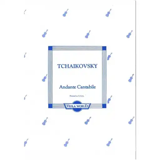 Tchaikovsky, P.I. (Arnold): Andante Cantabile (viola & piano) Editor’s Pick