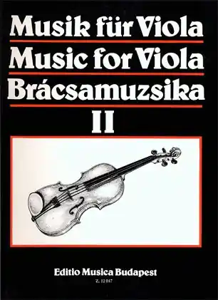 Hot Picks Szeredi (editor): Music for Viola Vol.2 (viola & piano)