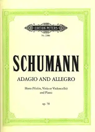 Bulk Order Schumann, Robert: Adagio & Allegro Op.70 (viola OR cello OR violin & piano)