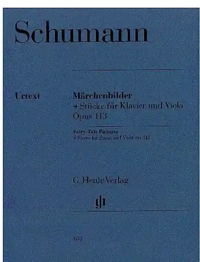 Schumann, R. (Haug-Freienstein): Fairy-Tales Pictures, Op.113, urtext (viola and piano) High Quality
