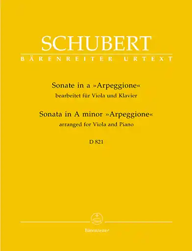 Schubert, Franz: Sonata in A minor, D 821 ''Arpeggione'' (viola & piano) Barenreiter Exclusive Offer