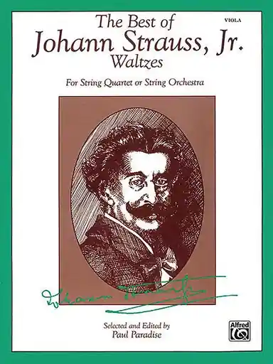 Strauss, J. (Paradise): The Best of Johann Strauss, Jr. Waltzes (viola) Viral