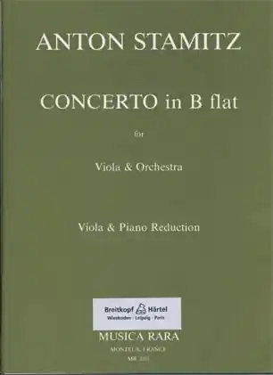 Stamitz, Anton: Concerto in Bb (viola & piano) Factory Price