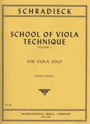 Schradieck (Pagels): School of Viola Technique Vol.1 Free Returns
