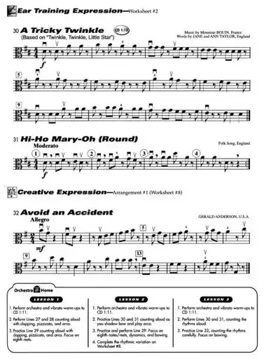 Brungard, K.D.: Orchestra Expressions Book 2 (viola & CD) Alfred Direct From Manufacturer