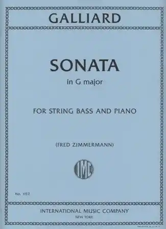 Galliard, John Ernst: Sonata in F (bass & piano) Money Back Guarantee