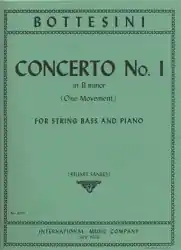 Genuine Bottesini, Giovanni (Sankey): Concerto #1 in B minor (bass & piano)