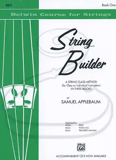 Final Sale Applebaum: String Builder, Bk.1 (bass) Belwin