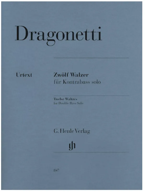 Dragonetti, Domenico: 12 Waltzes (bass solo) Place Order