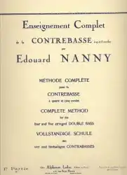Buy Today Nanny, Edouard: Complete Method for the Double Bass Vol.1