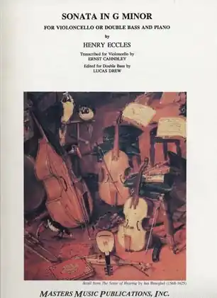 Eccles, Henry (Drew): Sonata in g minor (bass & piano) Flash Sale