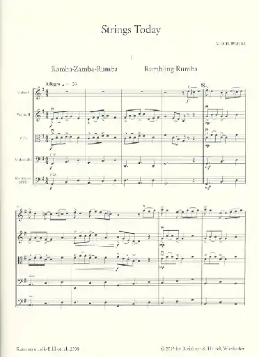 Bärenz, Martin: Nine Peppy Encores for Young String Players, w/ CD for parts Affordable